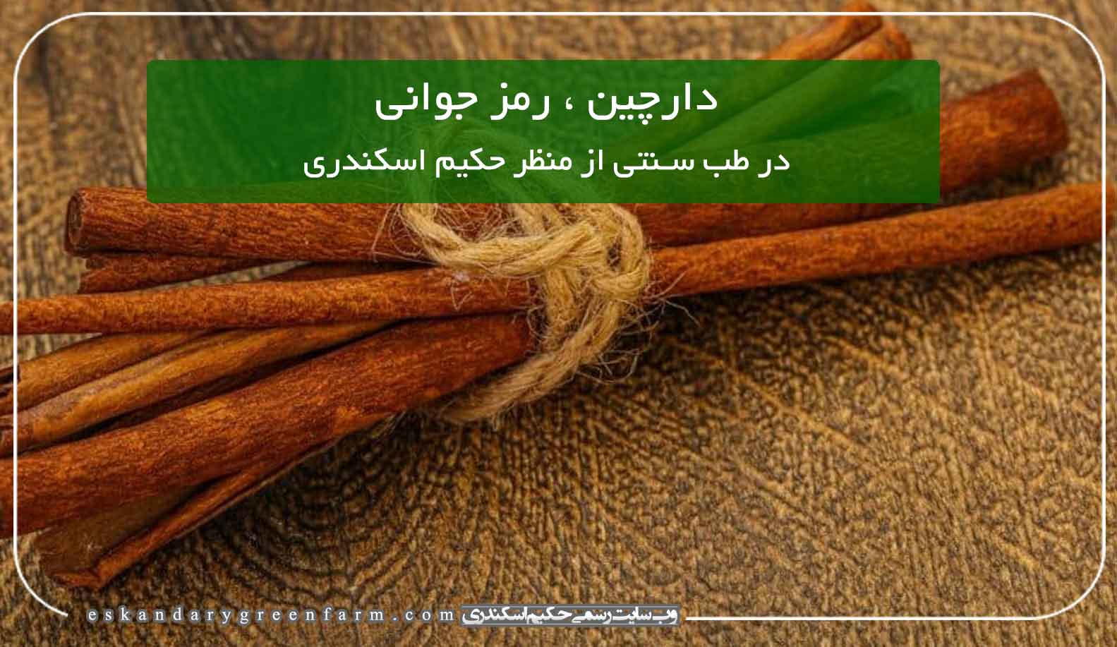 گیاه دارویی دارچین ، رمز جوانی