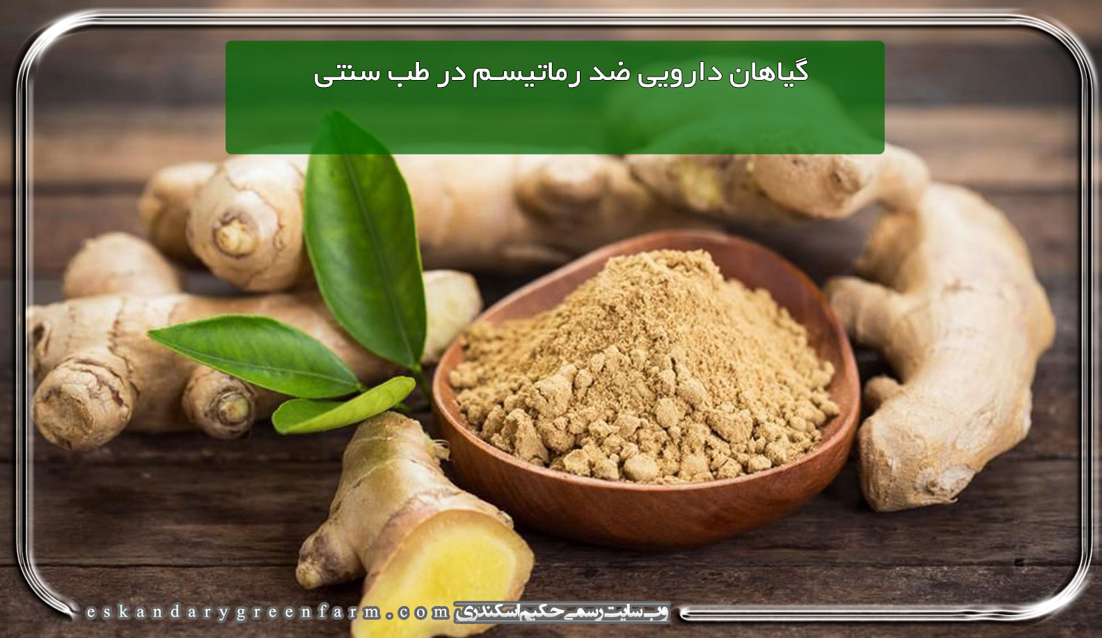 گیاهان دارویی ضد رماتیسم در طب سنتی