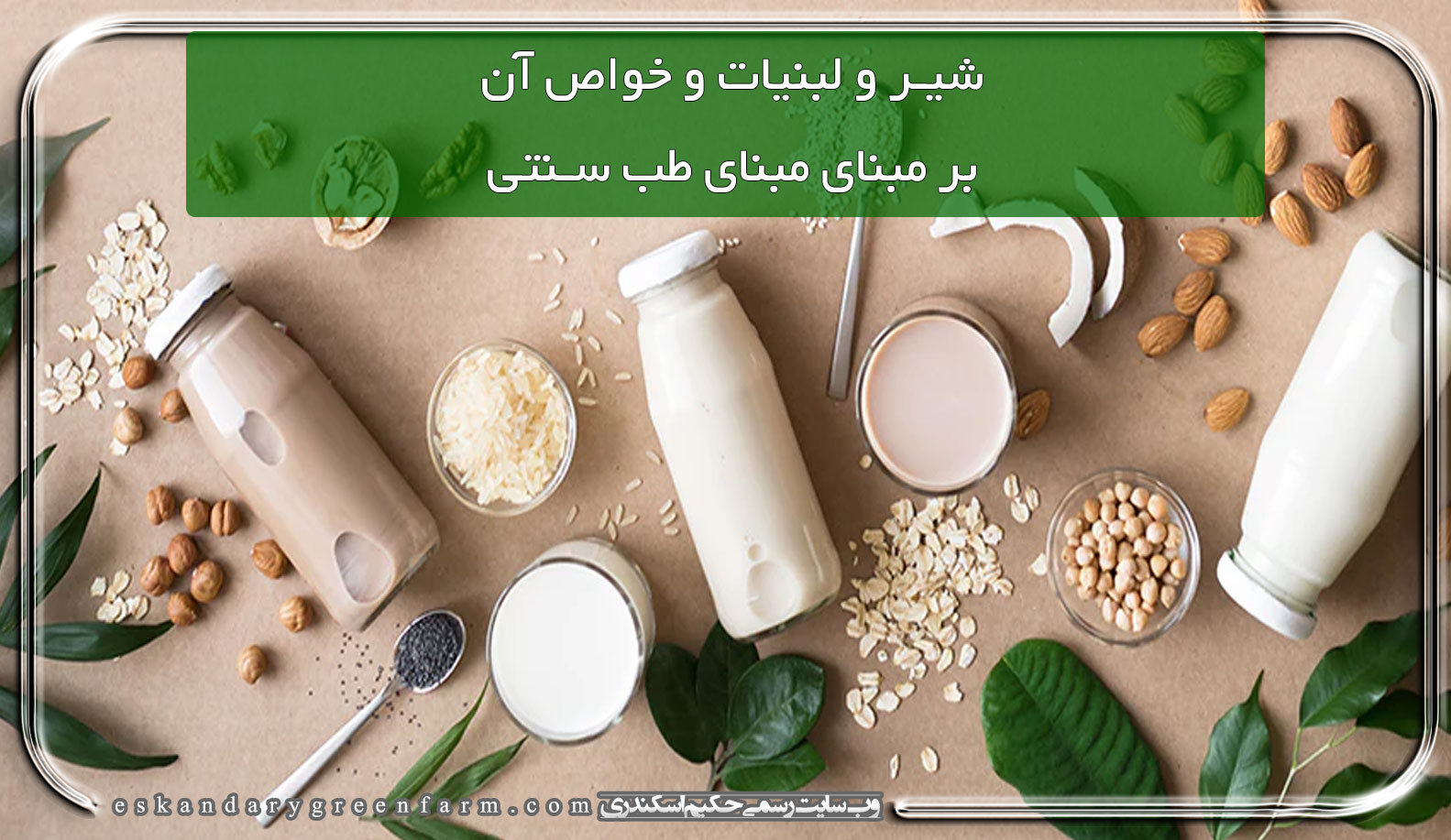 شیر و لبنیات و خواص آن بر مبنای طب اسلامی و طب ایرانی
