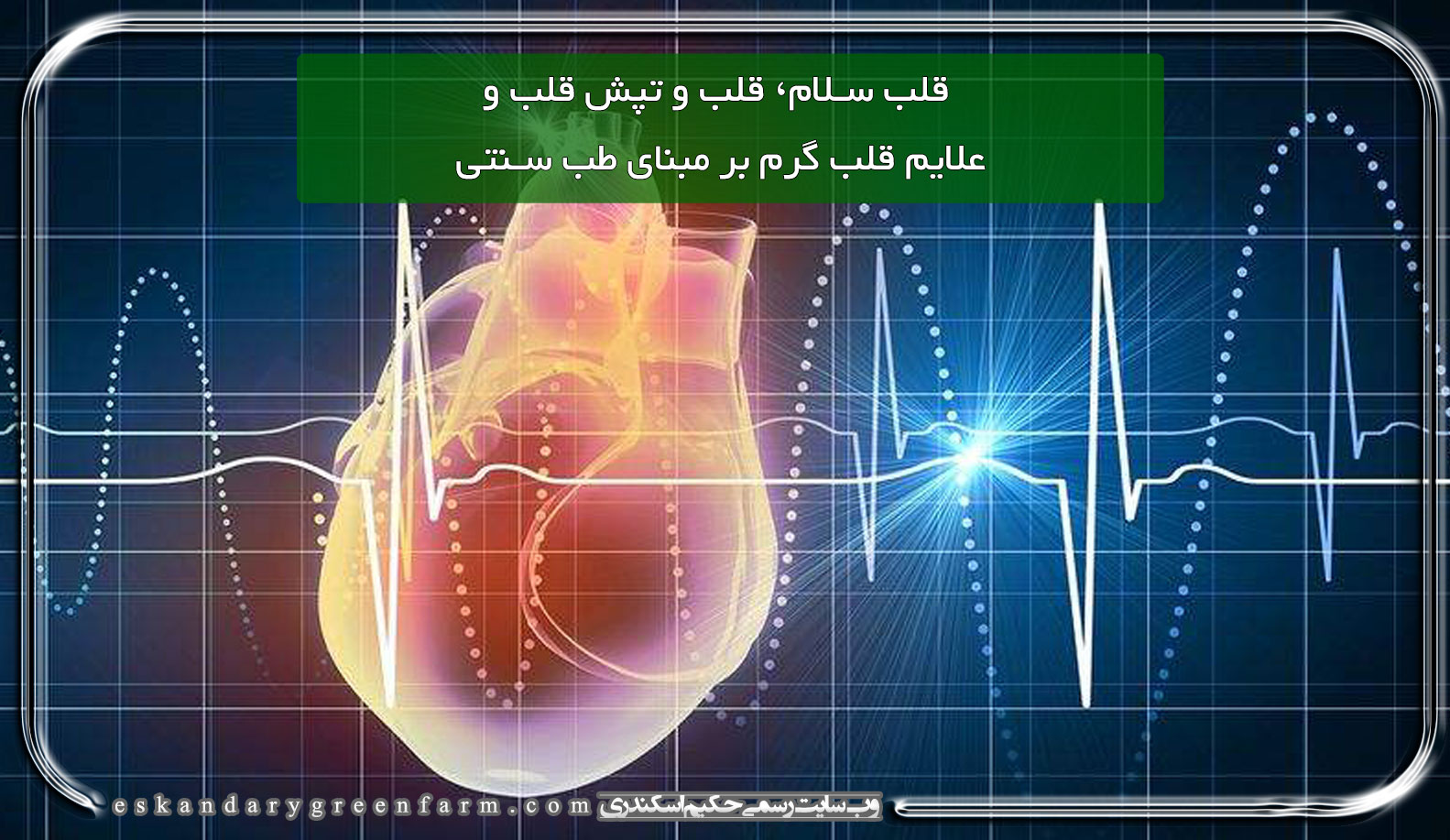 قلب سلامت قلب و تپش قلب و علایم قلب گرم بر مبنای طب سنتی